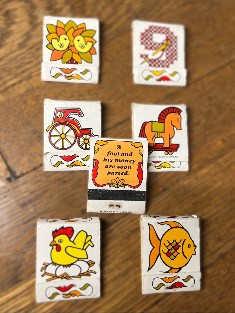 Vintage 1978 Ohio Match Company Matchbooks
